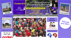Desktop Screenshot of marathon-luberon.com